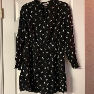 H&M black dress with white dress, women’s size 10